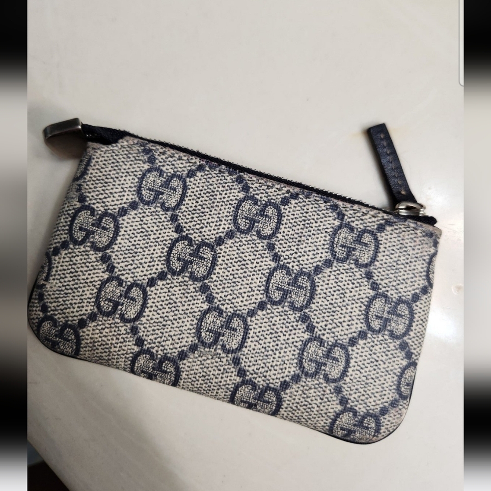 Gucci Blue and Cream Women's Bag